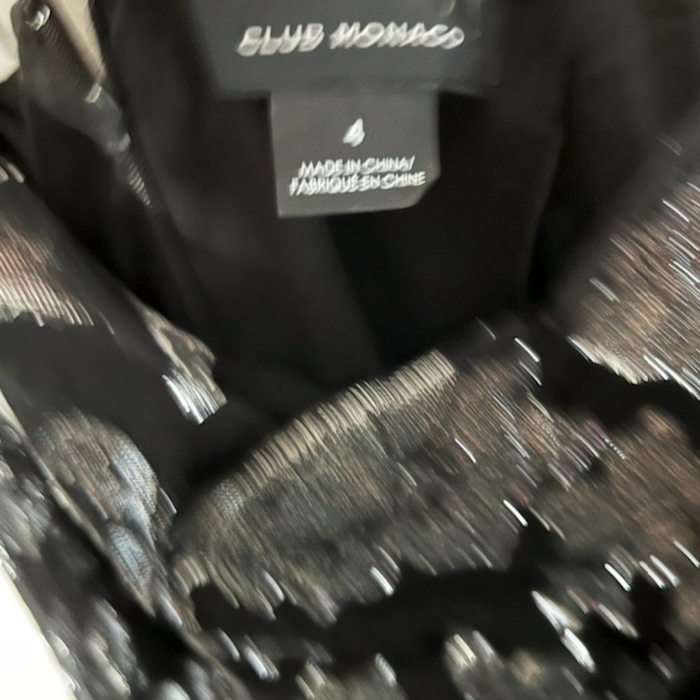 Club Monaco Jacquard Silk-Blend Slip Dress - Picture 10 of 11